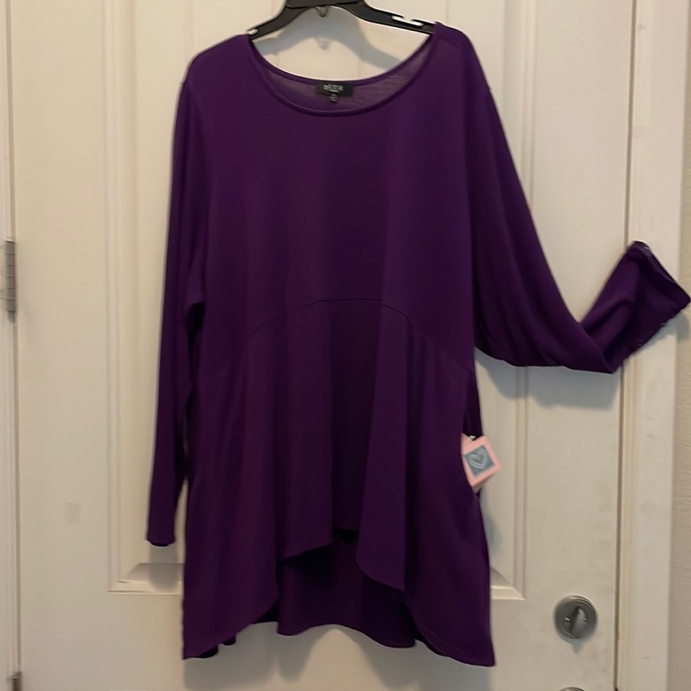 B.L.E.U.  Woman purple sweater